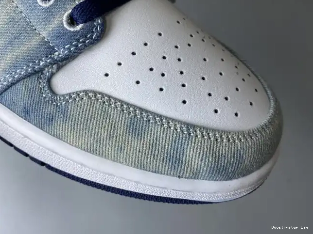 Bmlin Air Washed CZ8455-100 Jordan Low 1 Denim 0619